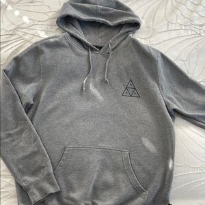 HUF Gray Sweatshirt Classic Pullover Hoodie